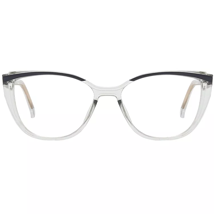 Geometric Pattern colored Core Wire Temple Frames